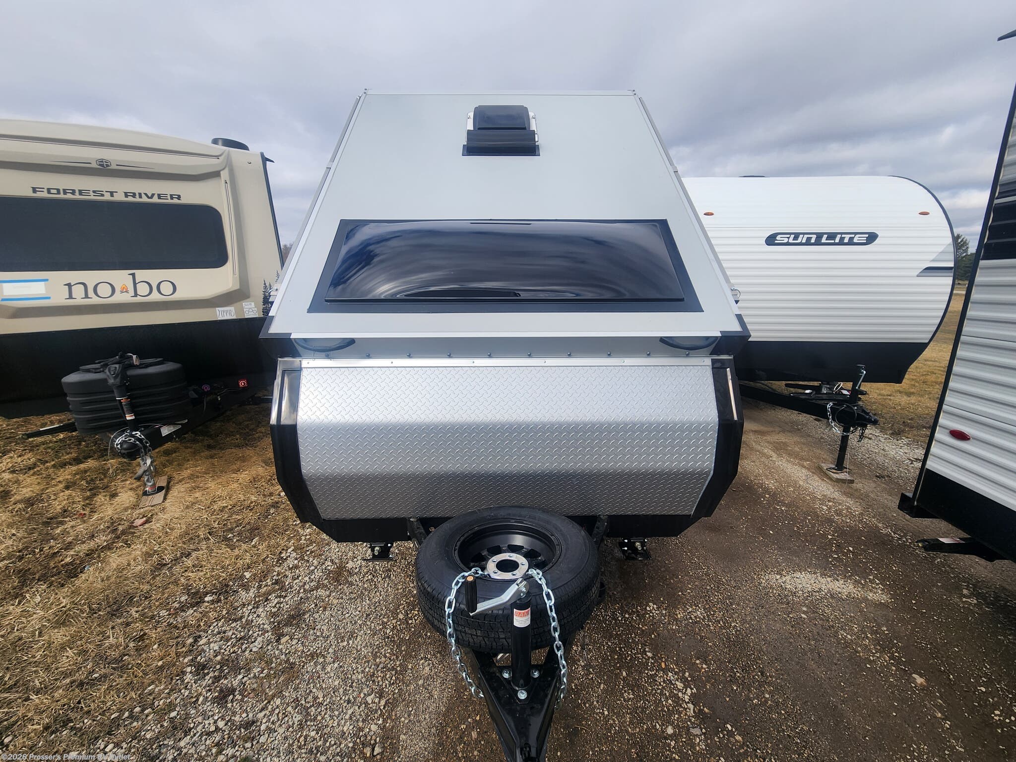 2026 Aliner Scout Base - New Popup For Sale by Prosser's Premium RV Outlet in Sturtevant, Wisconsin features Stabilizer Jacks, External Shower, Skylight, Converter, Leveling Jacks