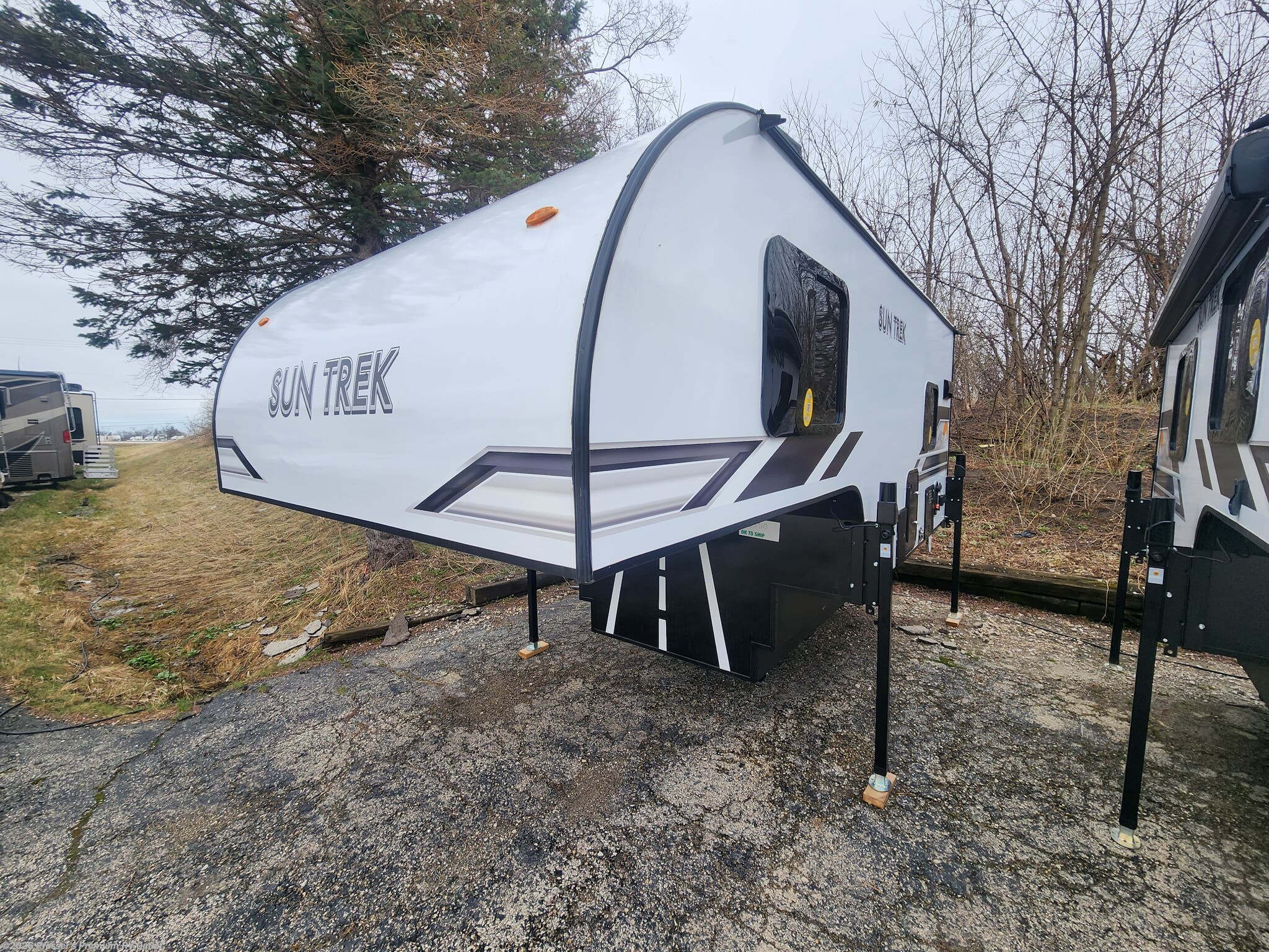 2026 Sunset Park RV Sun Trek 800 - New Truck Camper For Sale by Prosser's Premium RV Outlet in Sturtevant, Wisconsin features Queen Bed, Solar Panels, Stove Top Burner, LED Lights, Tinted Windows