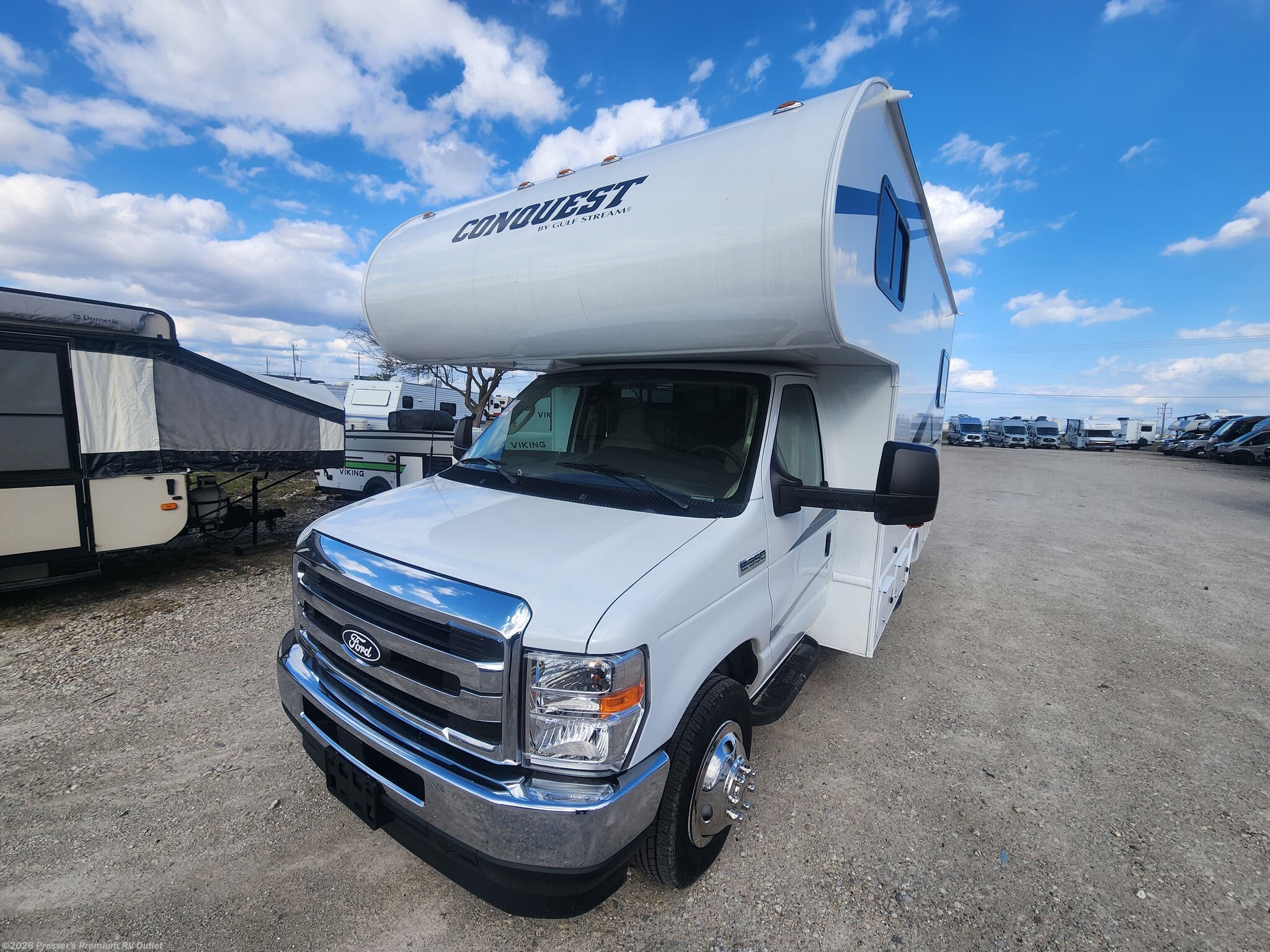 2026 Gulf Stream Conquest LE Series 6215 - New Class C For Sale by Prosser's Premium RV Outlet in Sturtevant, Wisconsin features Queen Bed, Convection Microwave, LP Detector, Microwave, Refrigerator