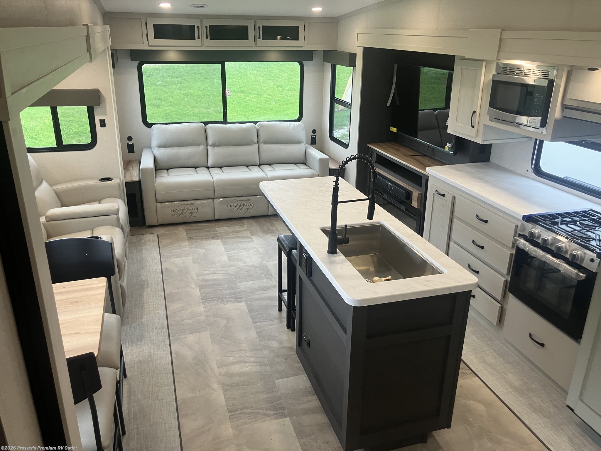 2026 Coachmen Chaparral 30RLS - New Fifth Wheel For Sale by Prosser's Premium RV Outlet in Sturtevant, Wisconsin features TV, Water Heater, Toilet, External Shower, Power Awning