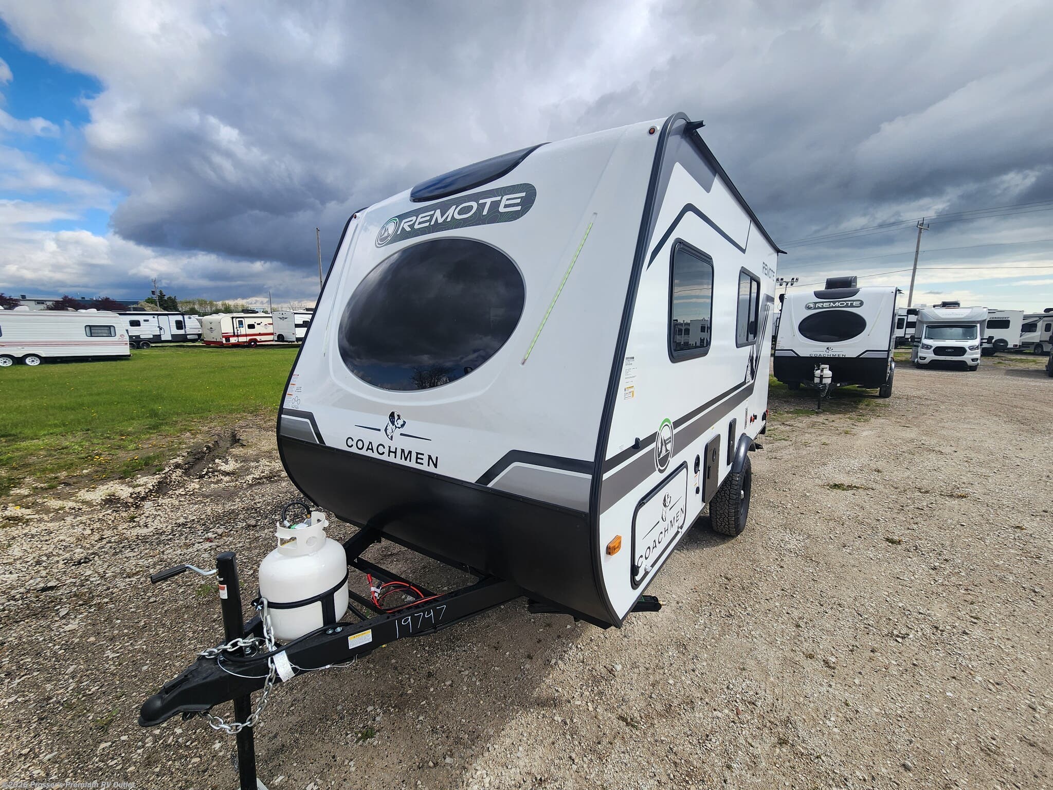 2026 Coachmen Remote 13R - New Travel Trailer For Sale by Prosser's Premium RV Outlet in Sturtevant, Wisconsin features Ladder, Awning, Solar Panel, Stove Top Burner, Black Tank Flush