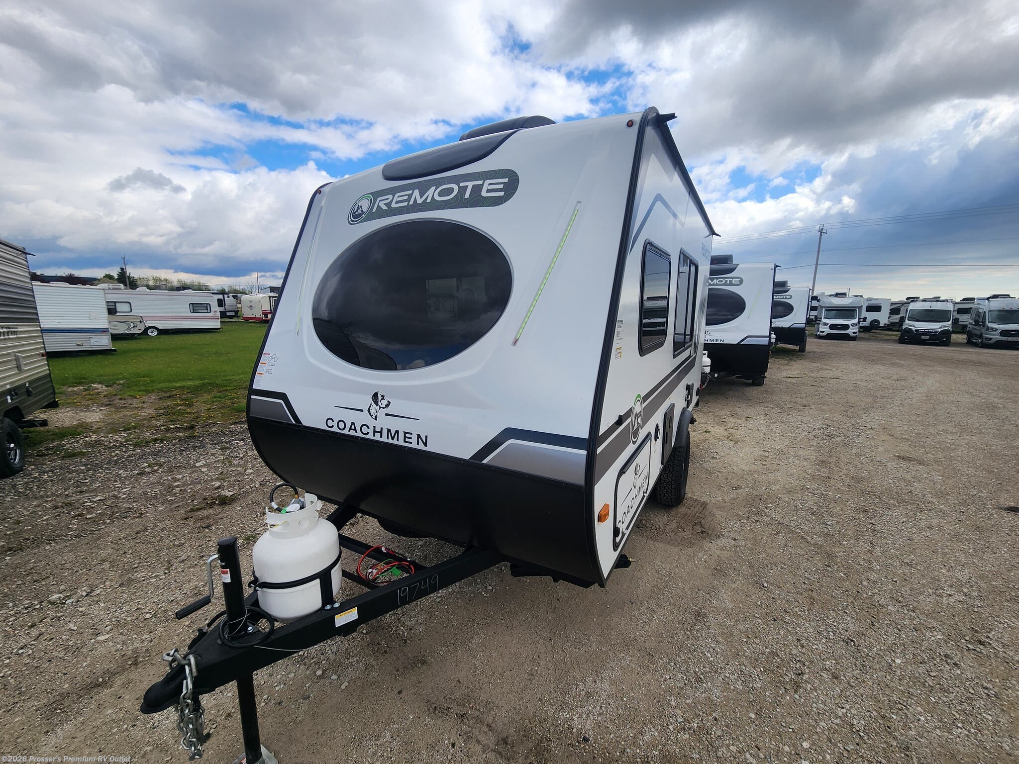 2026 Coachmen Remote 14R - New Travel Trailer For Sale by Prosser's Premium RV Outlet in Sturtevant, Wisconsin features Stove Top Burner, Ladder, Stabilizer Jacks, LP Detector, Insulated