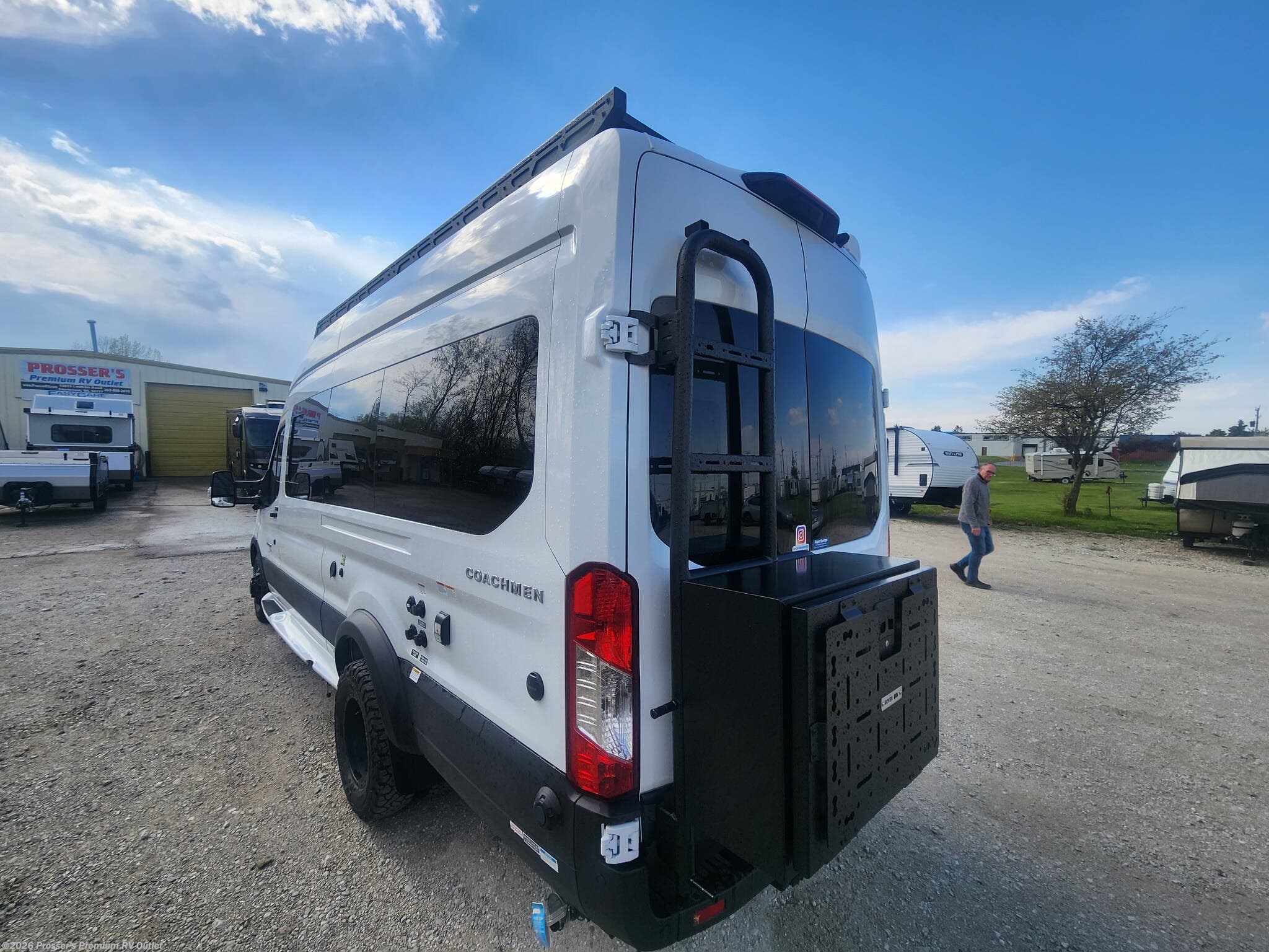 2026 Coachmen Beyond 22RB - New Class B For Sale by Prosser's Premium RV Outlet in Sturtevant, Wisconsin features Smart TV, Solar Panel, Generator, Queen Bed, Refrigerator