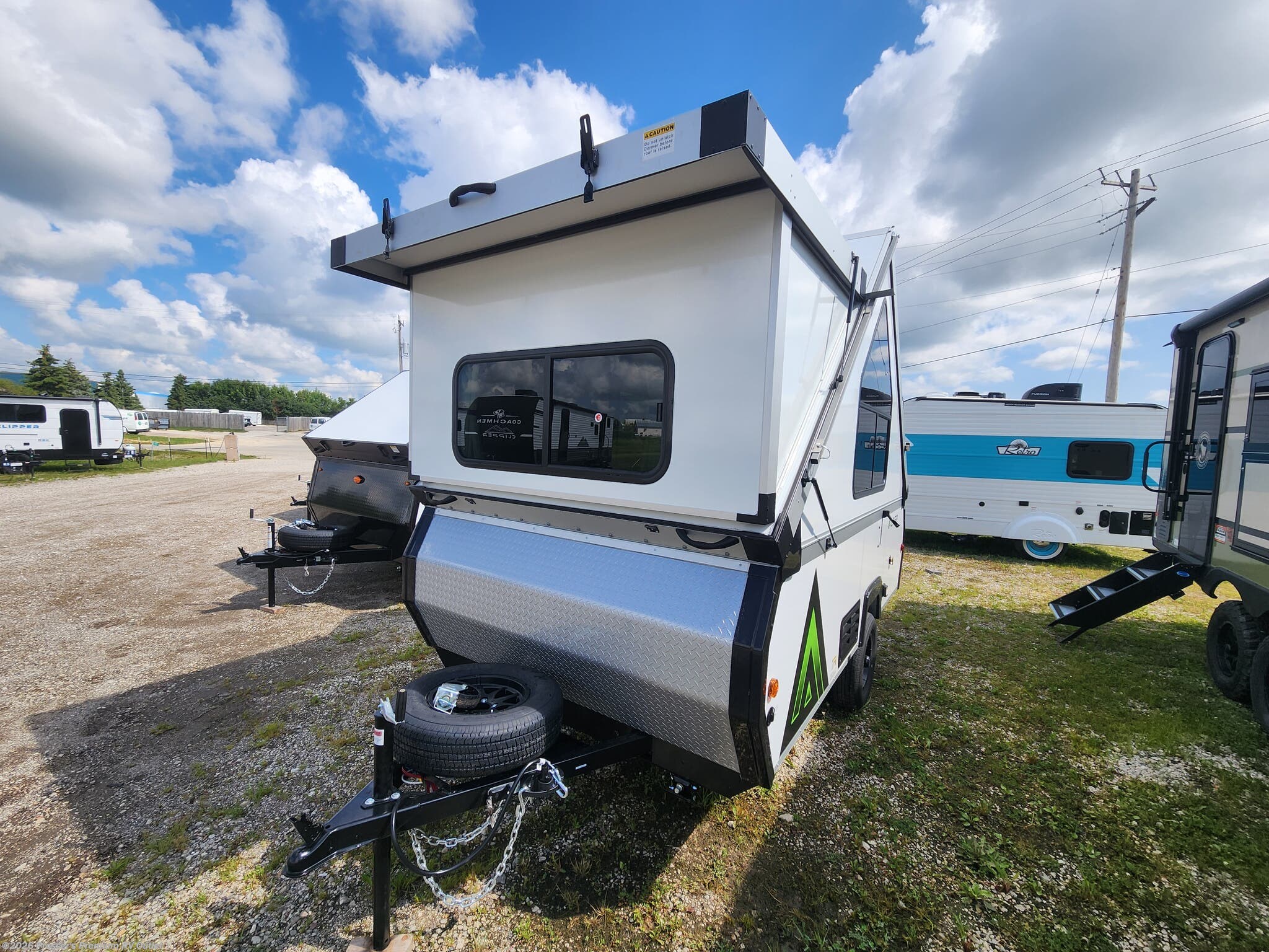 2027 Aliner Scout 12 Rear Sofa - New Popup For Sale by Prosser's Premium RV Outlet in Sturtevant, Wisconsin features Air Conditioning, Furnace, LP Detector, Smoke Detector, CO Detector