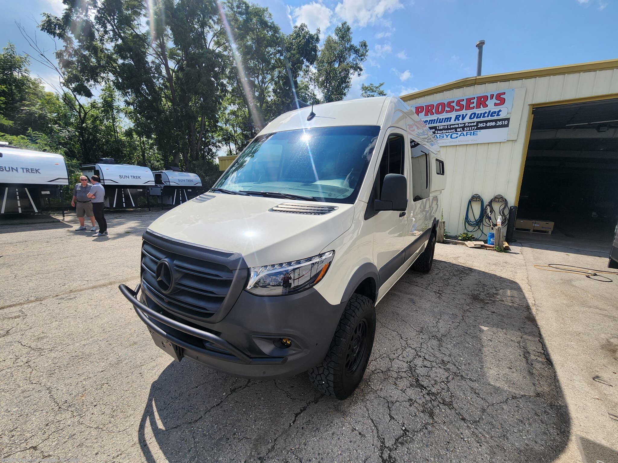2022 Mercedes-Benz Sprinter 2500 - Used Class B For Sale by Prosser's Premium RV Outlet in Sturtevant, Wisconsin features Stove Top Burner, Refrigerator, Water Heater, Furnace, Air Conditioning
