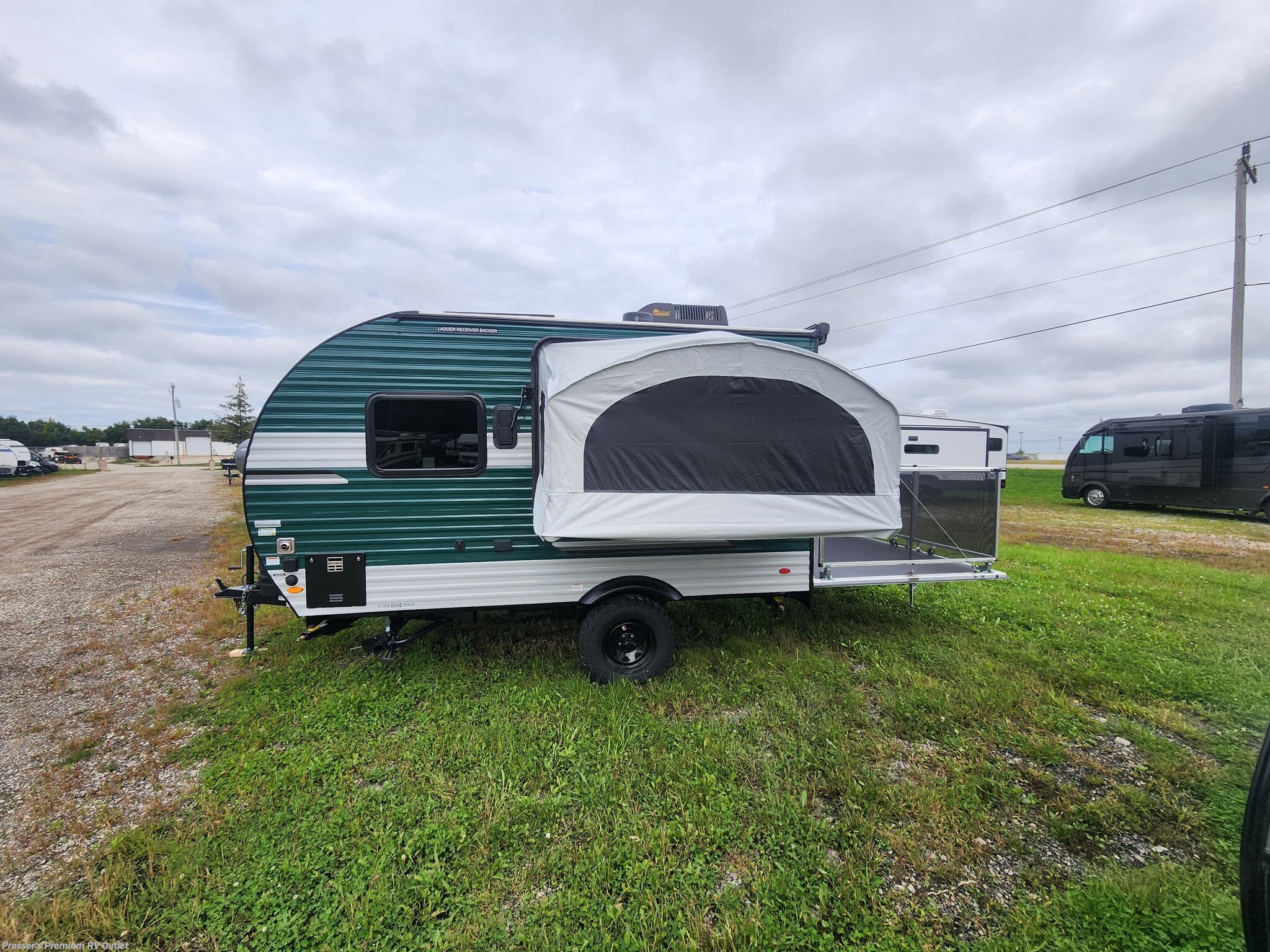New 2027 Sunset Park RV Sun Lite 14THX w/Patio, Rear Awning and Tip-Out available in Sturtevant, Wisconsin