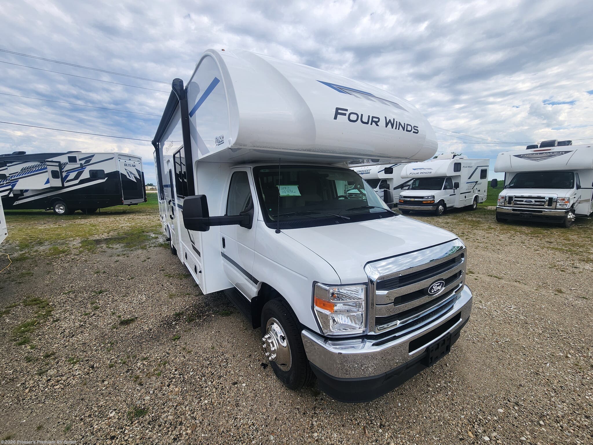 2027 Thor Motor Coach Four Winds 28Z - New Class C For Sale by Prosser's Premium RV Outlet in Sturtevant, Wisconsin features Griddle, TV Antenna, Toilet, Batteries, Ladder