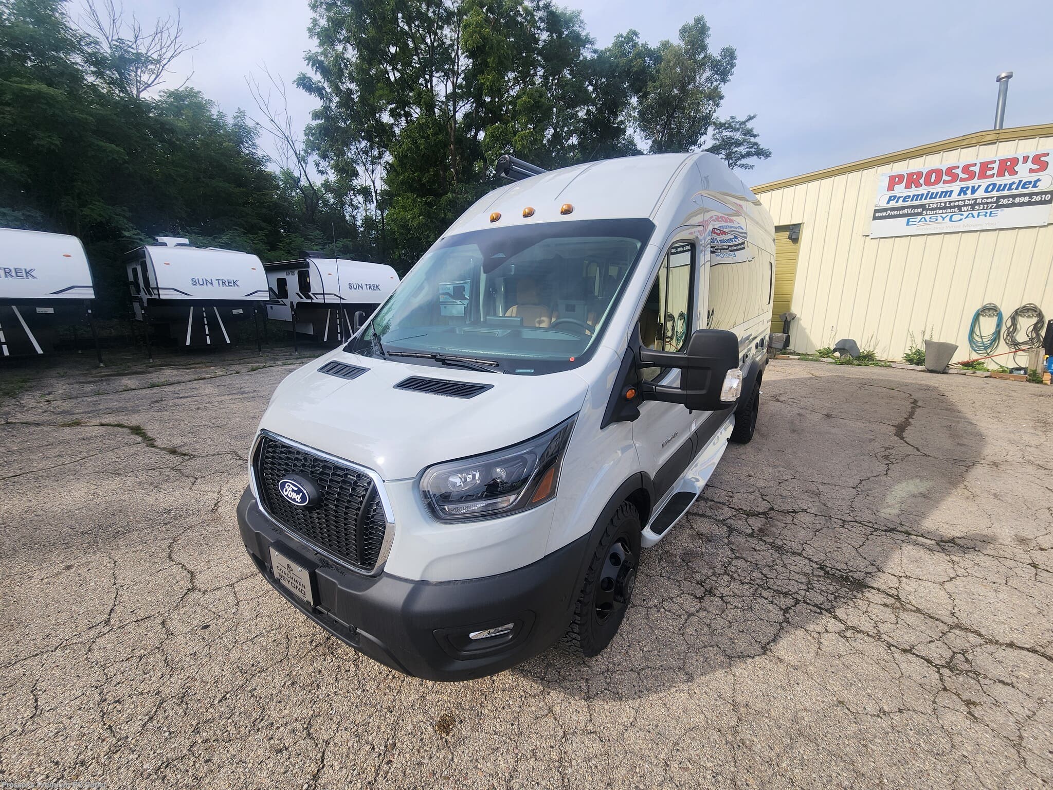 2027 Coachmen Beyond 22C - New Class B For Sale by Prosser's Premium RV Outlet in Sturtevant, Wisconsin features Awning, Queen Bed, Smart TV, TV, Convection Microwave