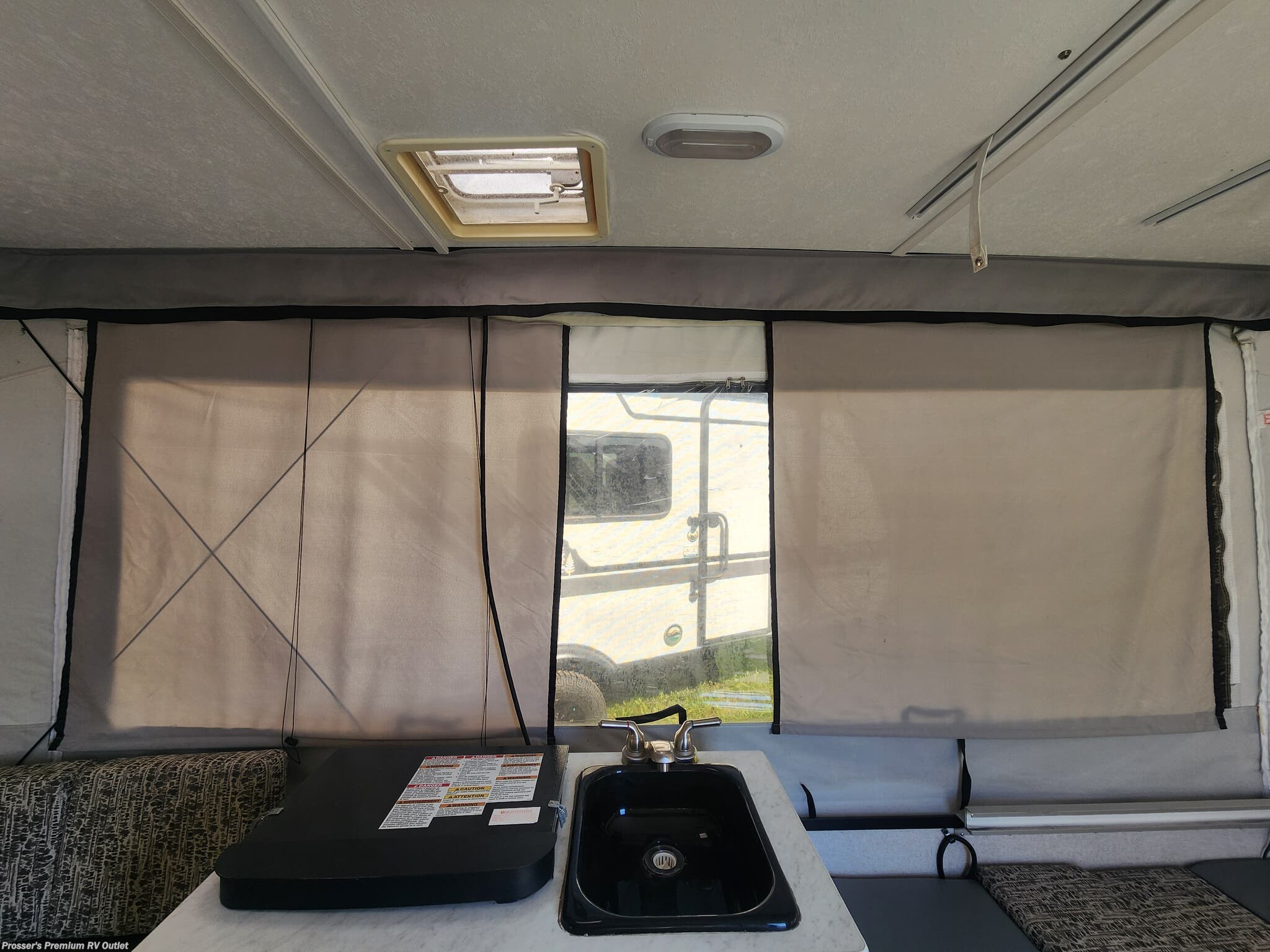 2020 Forest River Viking LS 2308LS - Used Popup For Sale by Prosser's Premium RV Outlet in Sturtevant, Wisconsin features Winch, Screen Door, Furnace, Refrigerator, Awning
