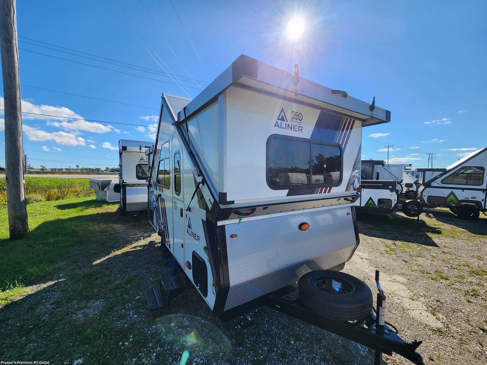 2027 Aliner Scout 15 - New Popup For Sale by Prosser's Premium RV Outlet in Sturtevant, Wisconsin features Refrigerator, Bike Rack, Stabilizer Jacks, LED Lights