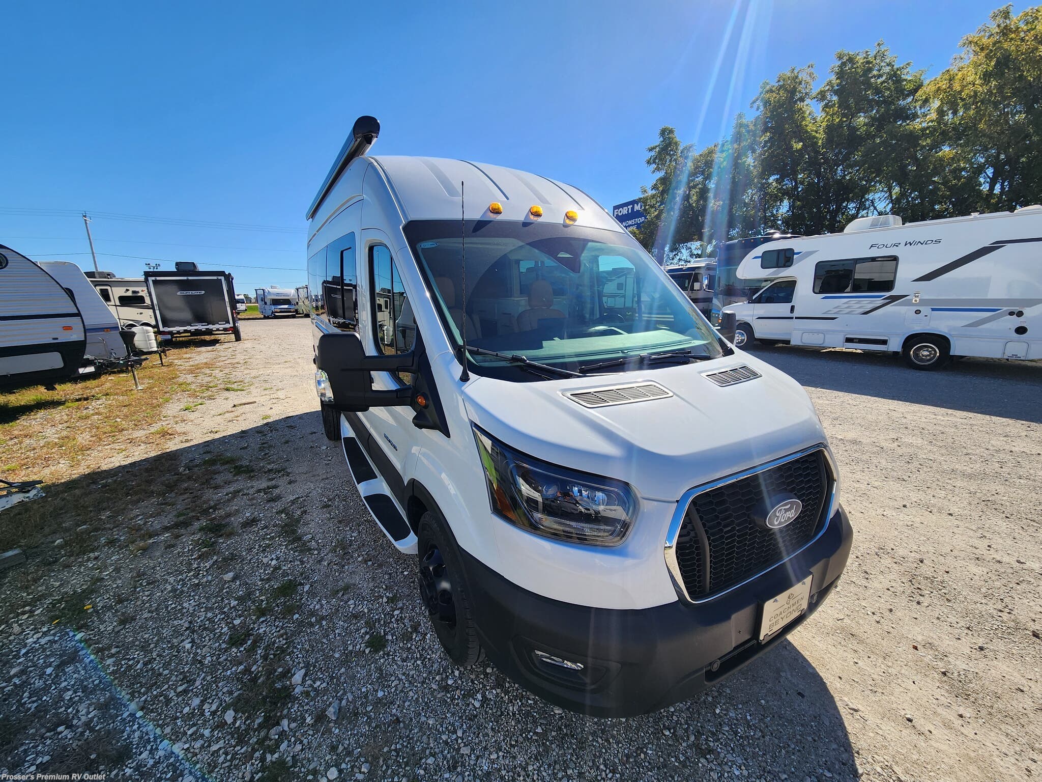 2027 Coachmen Beyond 22RB - New Class B For Sale by Prosser's Premium RV Outlet in Sturtevant, Wisconsin features Keyless Entry, Solar Panel, Refrigerator, Generator, Smart TV