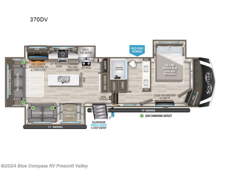New 2024 Grand Design Solitude 370DV available in Prescott Valley, Arizona