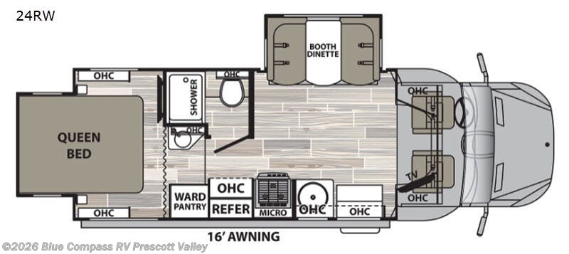 2021 Dynamax Corp isata 3 24RW - Used Class C For Sale by Blue Compass RV Prescott Valley in Prescott Valley, Arizona features Slideout