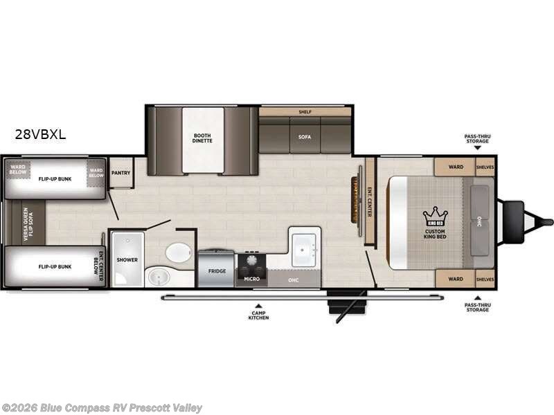 2027 Forest River Salem Cruise Lite 28VBXL - Used Travel Trailer For Sale by Blue Compass RV Prescott Valley in Prescott Valley, Arizona features Slideout