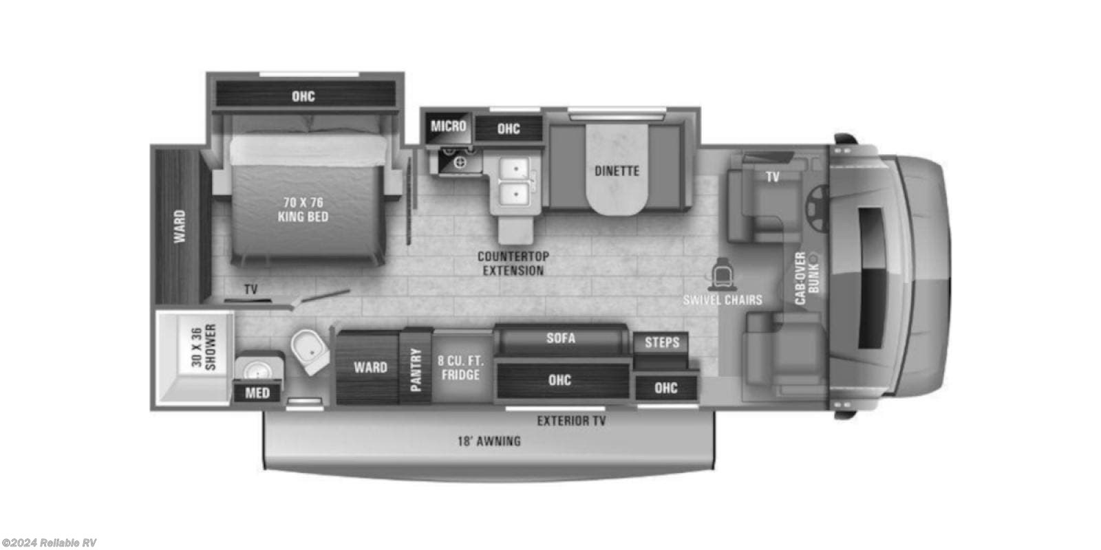 Odyssey 27. 27u kabin Specification. Entegra Blitz.