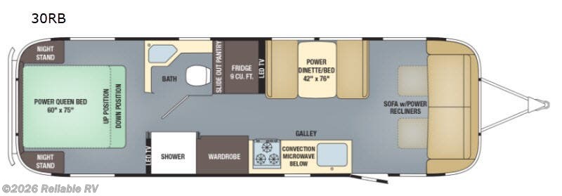 2018 Airstream Classic 30RB - Used Travel Trailer For Sale by Reliable RV in Springfield, Missouri