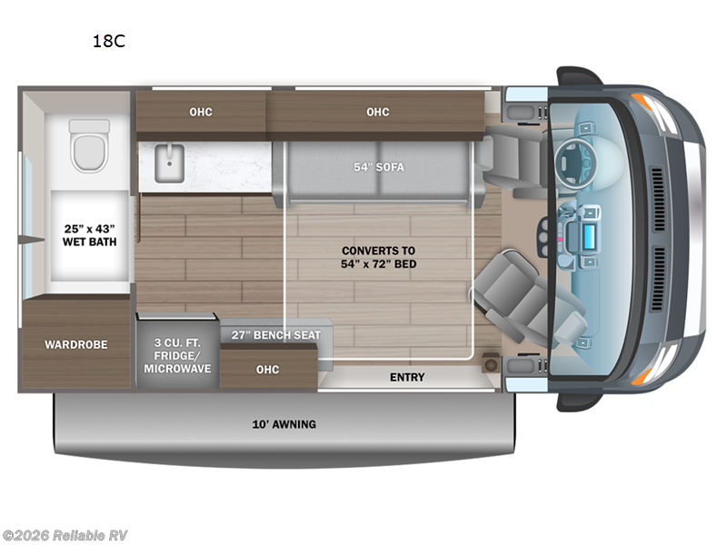 2026 Entegra Coach Arc 18C - New Class B For Sale by Reliable RV in Springfield, Missouri