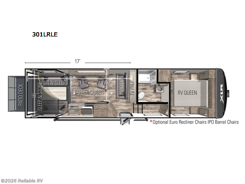 2022 Forest River XLR Micro Boost 301LRLE - Used Toy Hauler For Sale by Reliable RV in Springfield, Missouri