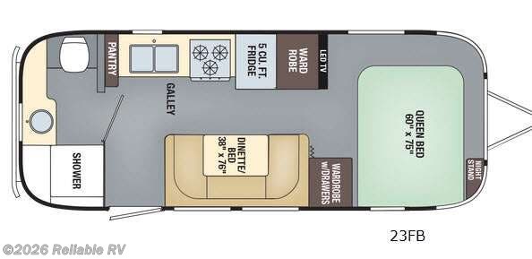 2017 Airstream Flying Cloud 23FB - Used Travel Trailer For Sale by Reliable RV in Springfield, Missouri