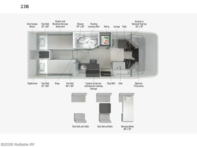 2027 Winnebago Ekko Sprinter 23B - New Class C For Sale by Reliable RV in Springfield, Missouri