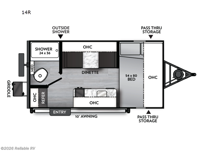 2026 Coachmen Remote 14R - New Travel Trailer For Sale by Reliable RV in Springfield, Missouri