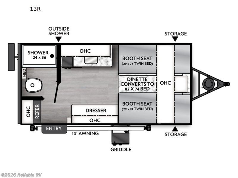 2026 Coachmen Remote 13R - New Travel Trailer For Sale by Reliable RV in Springfield, Missouri