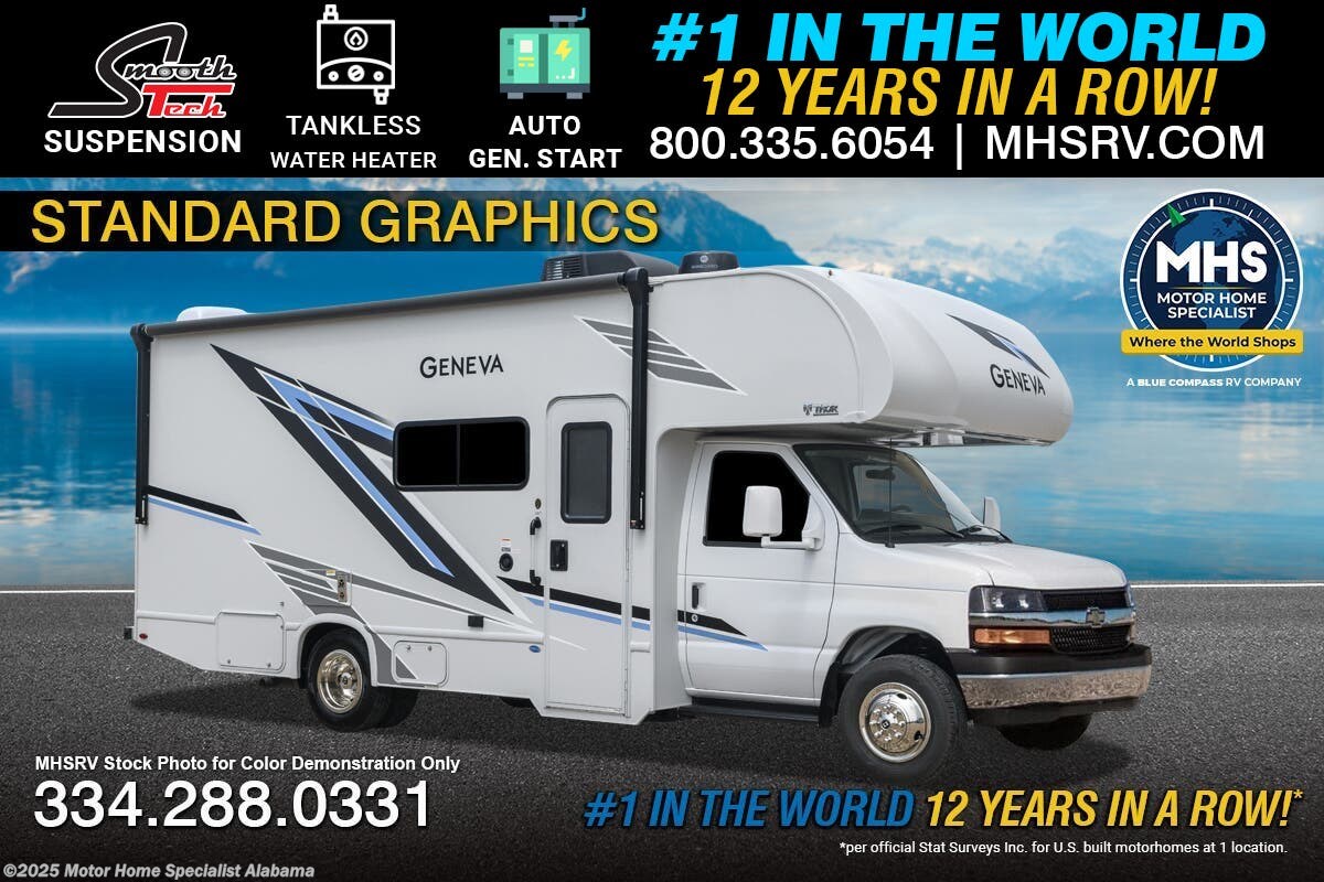 2026 Thor Motor Coach Geneva 19VT W/ SmoothTECH Suspension, Tankless Water Heater, AGS, Cali Collection &amp; More
