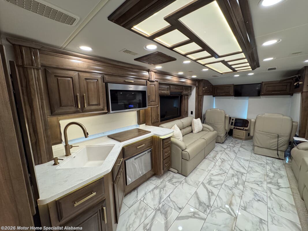 2022 Entegra Coach Cornerstone 45F - Used Diesel Pusher For Sale by Motor Home Specialist Alabama in Montgomery, Alabama features Bath & 1/2, Theater Seating