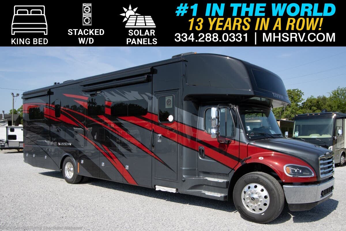 2026 Tiffin Allegro Bay 38 AB Super C RV W/ Hydronic Heating, Solar, Stack. W/D, King Bed &amp; More