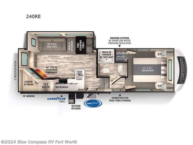 2022 Forest River Impression 240RE - New Fifth Wheel For Sale by ExploreUSA RV Supercenter - FT. WORTH, TX in Ft. Worth, Texas