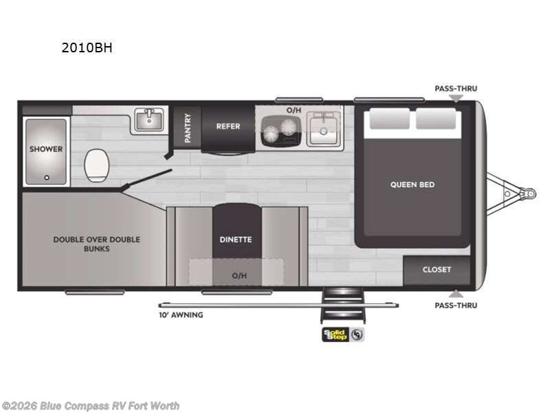2022 Keystone Springdale Mini 2010bh Springdale - Used Travel Trailer For Sale by Blue Compass RV Fort Worth in Fort Worth, Texas