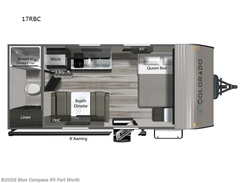 2025 Dutchmen Colorado 17RBC - Used Travel Trailer For Sale by Blue Compass RV Fort Worth in Fort Worth, Texas