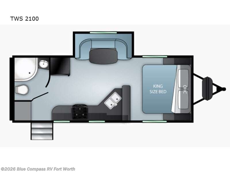 2021 Cruiser RV Twilight Signature TWS 2100 - Used Travel Trailer For Sale by Blue Compass RV Fort Worth in Fort Worth, Texas features Slideout