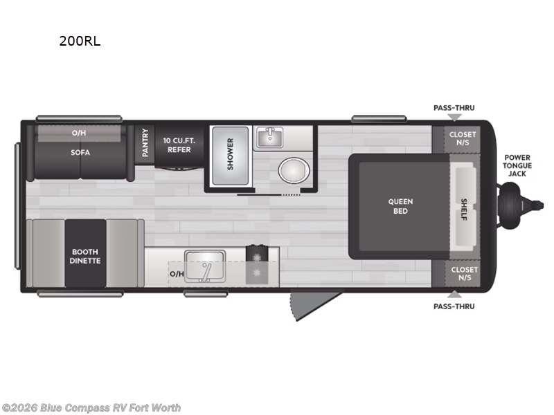 2024 Keystone Hideout Sport 200RL - Used Travel Trailer For Sale by Blue Compass RV Fort Worth in Fort Worth, Texas