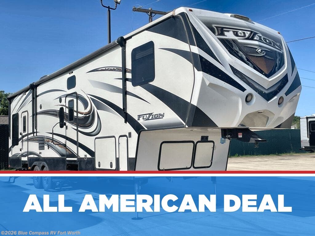 2015 Keystone Fuzion 325 - Used Toy Hauler For Sale by Blue Compass RV Fort Worth in Fort Worth, Texas features Slideout