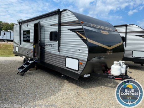 &lt;p&gt;&lt;strong&gt;&lt;span style=&quot;font-family: verdana, geneva, sans-serif; font-size: 16px;&quot;&gt;2023 MODEL BUNKHOUSE TRAVEL TRAILER!! JBL SPEAKERS ** STAINLESS APPLIANCES ** LED LIGHTS ** SOLID ENTRY STEPS AND MORE!! CALL US TODAY FOR THE BEST PRICES ON THE EAST COAST &lt;span style=&quot;color: #ff0000;&quot;&gt;1-888-299-8565&lt;/span&gt;&lt;/span&gt;&lt;/strong&gt;&lt;/p&gt;
&lt;p style=&quot;box-sizing: border-box; margin: 0px; padding: 0px; border: 0px; outline: 0px; vertical-align: baseline;&quot;&gt;&lt;strong style=&quot;box-sizing: border-box; margin: 0px; padding: 0px; border: 0px; outline: 0px; vertical-align: baseline;&quot;&gt;Forest River Aurora Light travel trailer 26BH highlights:&lt;/strong&gt;&lt;/p&gt;
&lt;ul style=&quot;box-sizing: border-box; margin: 0px; padding: 0px; border: 0px; outline: 0px; vertical-align: baseline; list-style: none;&quot;&gt;
&lt;li style=&quot;box-sizing: border-box; margin: 0px 0px 0px 25px; padding: 0px; border: 0px; outline: 0px; vertical-align: baseline; list-style-type: disc;&quot;&gt;Bunk Beds&lt;/li&gt;
&lt;li style=&quot;box-sizing: border-box; margin: 0px 0px 0px 25px; padding: 0px; border: 0px; outline: 0px; vertical-align: baseline; list-style-type: disc;&quot;&gt;Queen Bed&lt;/li&gt;
&lt;li style=&quot;box-sizing: border-box; margin: 0px 0px 0px 25px; padding: 0px; border: 0px; outline: 0px; vertical-align: baseline; list-style-type: disc;&quot;&gt;Booth Dinette&lt;/li&gt;
&lt;li style=&quot;box-sizing: border-box; margin: 0px 0px 0px 25px; padding: 0px; border: 0px; outline: 0px; vertical-align: baseline; list-style-type: disc;&quot;&gt;Pass-Through Storage&lt;/li&gt;
&lt;li style=&quot;box-sizing: border-box; margin: 0px 0px 0px 25px; padding: 0px; border: 0px; outline: 0px; vertical-align: baseline; list-style-type: disc;&quot;&gt;Outside Shower&lt;/li&gt;
&lt;/ul&gt;
&lt;p style=&quot;box-sizing: border-box; margin: 0px; padding: 0px; border: 0px; outline: 0px; vertical-align: baseline;&quot;&gt;&amp;nbsp;&lt;/p&gt;
&lt;p style=&quot;box-sizing: border-box; margin: 0px; padding: 0px; border: 0px; outline: 0px; vertical-align: baseline;&quot;&gt;Pack your bags and head out on a fun weekend camping trip with this travel trailer! Whether you have a small family or a few guests wanting to come along, there will be enough sleeping spaces between the&amp;nbsp;&lt;strong style=&quot;box-sizing: border-box; margin: 0px; padding: 0px; border: 0px; outline: 0px; vertical-align: baseline;&quot;&gt;double sized bunk beds&lt;/strong&gt;, the queen bed in the front semi-private bedroom, the&lt;strong style=&quot;box-sizing: border-box; margin: 0px; padding: 0px; border: 0px; outline: 0px; vertical-align: baseline;&quot;&gt;&amp;nbsp;sofa&lt;/strong&gt;&amp;nbsp;when you don&#39;t have the arm rest/cupholders down, and even the booth dinette. The chef can prepare meals indoors with the&amp;nbsp;&lt;strong style=&quot;box-sizing: border-box; margin: 0px; padding: 0px; border: 0px; outline: 0px; vertical-align: baseline;&quot;&gt;three burner cooktop&lt;/strong&gt;&amp;nbsp;or microwave oven, and there is a 12V 10 cu. ft. refrigerator for perishables . There is&amp;nbsp;&lt;strong style=&quot;box-sizing: border-box; margin: 0px; padding: 0px; border: 0px; outline: 0px; vertical-align: baseline;&quot;&gt;plenty of storage&lt;/strong&gt;&amp;nbsp;throughout with the overhead cabinets and wardrobes, as well as outside with the front pass-through storage area!&lt;/p&gt;
&lt;p style=&quot;box-sizing: border-box; margin: 0px; padding: 0px; border: 0px; outline: 0px; vertical-align: baseline;&quot;&gt;&amp;nbsp;&lt;/p&gt;
&lt;p style=&quot;box-sizing: border-box; margin: 0px; padding: 0px; border: 0px; outline: 0px; vertical-align: baseline;&quot;&gt;Comfortability, usability, and quality is what you will find in each one of these Forest River Aurora travel trailers or toy haulers! They are designed with a superior build and packed full with industry leading, functional, and distinctive standard features.&amp;nbsp;&lt;strong style=&quot;box-sizing: border-box; margin: 0px; padding: 0px; border: 0px; outline: 0px; vertical-align: baseline;&quot;&gt;SolidStep entrance steps&lt;/strong&gt;&amp;nbsp;and an XL swing arm grab handle help you to safely enter and exit the unit. The diamond plate rock guard will protect your unit from road debris and the&lt;strong style=&quot;box-sizing: border-box; margin: 0px; padding: 0px; border: 0px; outline: 0px; vertical-align: baseline;&quot;&gt;&amp;nbsp;nitrogen filled radial tires&lt;/strong&gt;, which keep their pressure longer, offer better fuel economy. You will also find upgraded JBL Elite exterior speakers outside, a Carefree&amp;nbsp;&lt;strong style=&quot;box-sizing: border-box; margin: 0px; padding: 0px; border: 0px; outline: 0px; vertical-align: baseline;&quot;&gt;awning with multicolor lights and remote&lt;/strong&gt;, plus flush mount baggage doors for easy packing. The interiors are beautifully designed with a deep undermount farm style sink,&amp;nbsp;&lt;strong style=&quot;box-sizing: border-box; margin: 0px; padding: 0px; border: 0px; outline: 0px; vertical-align: baseline;&quot;&gt;stainless steel appliances&lt;/strong&gt;, and linoleum flooring throughout which will be easy to clean. Come find your favorite model today!&lt;/p&gt;
&lt;p style=&quot;box-sizing: border-box; margin: 0px; padding: 0px; border: 0px; outline: 0px; vertical-align: baseline;&quot;&gt;&amp;nbsp;&lt;/p&gt;