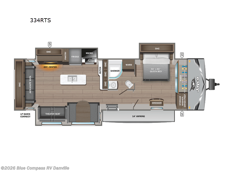 2025 Jayco Jay Flight SLX 334RTS - New Travel Trailer For Sale by Blue Compass RV Danville in Ringgold, Virginia features Slideout