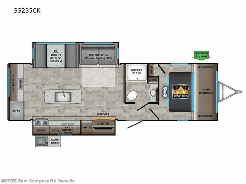 2022 CrossRoads Sunset Trail SS285CK - Used Travel Trailer For Sale by Blue Compass RV Danville in Ringgold, Virginia features Slideout