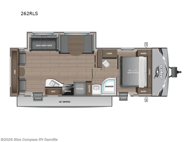 2026 Jayco Jay Flight SLX 262RLS - New Travel Trailer For Sale by Blue Compass RV Danville in Ringgold, Virginia features Slideout