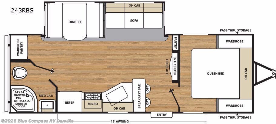 2017 Coachmen Catalina Legacy 243RBS - Used Travel Trailer For Sale by Blue Compass RV Danville in Ringgold, Virginia features Slideout