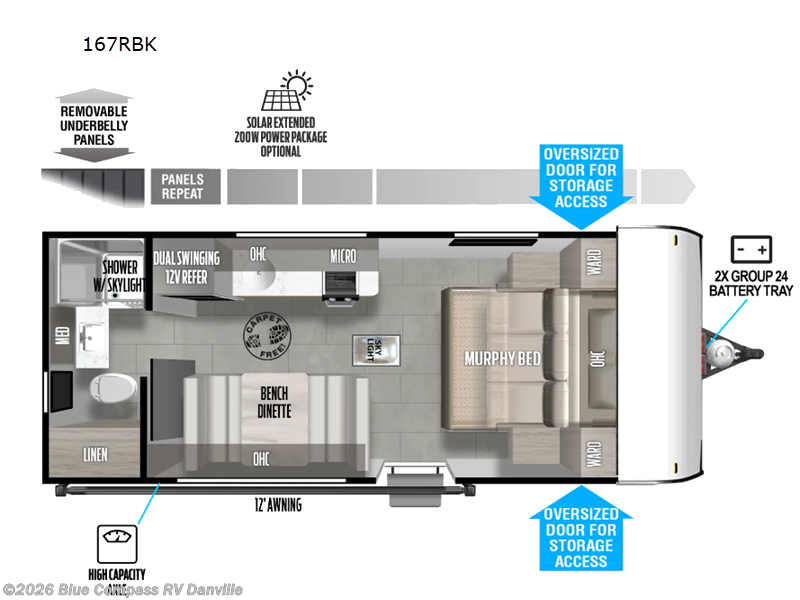 2025 Forest River Salem FSX 167RBK - Used Travel Trailer For Sale by Blue Compass RV Danville in Ringgold, Virginia