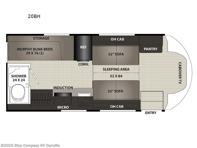 2023 Coachmen Cross Trail EV 20BH - Used Class C For Sale by Blue Compass RV Danville in Ringgold, Virginia
