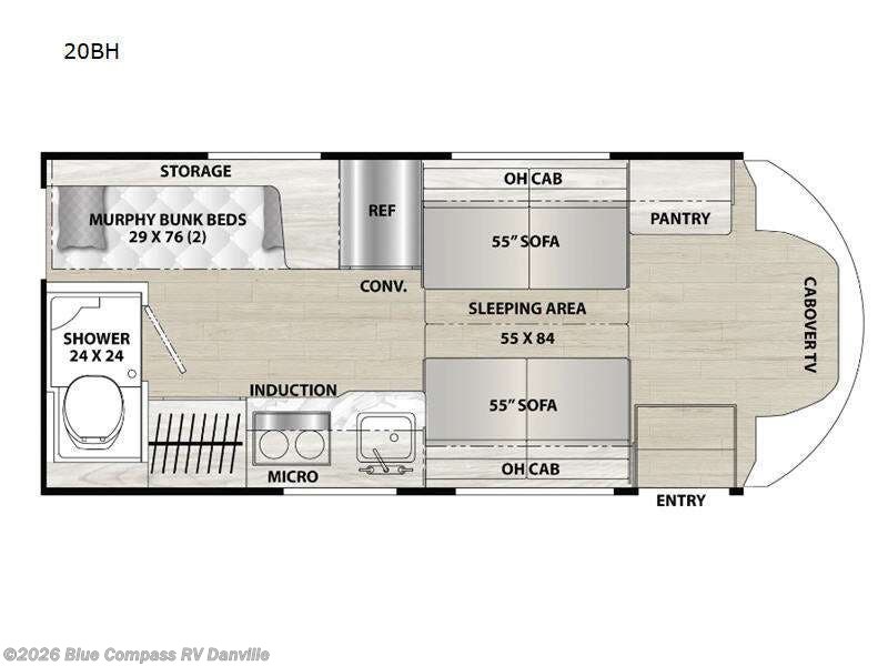 2024 Coachmen Cross Trail EV 20BH - Used Class C For Sale by Blue Compass RV Danville in Ringgold, Virginia