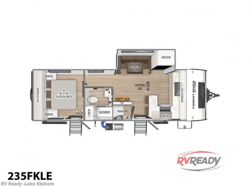 2025 Surveyor Legend 235FKLE by Forest River from RV Ready in Lake Elsinore, California