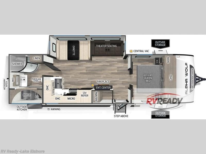 2026 Cherokee Alpha Wolf 25RB by Forest River from RV Ready in Lake Elsinore, California