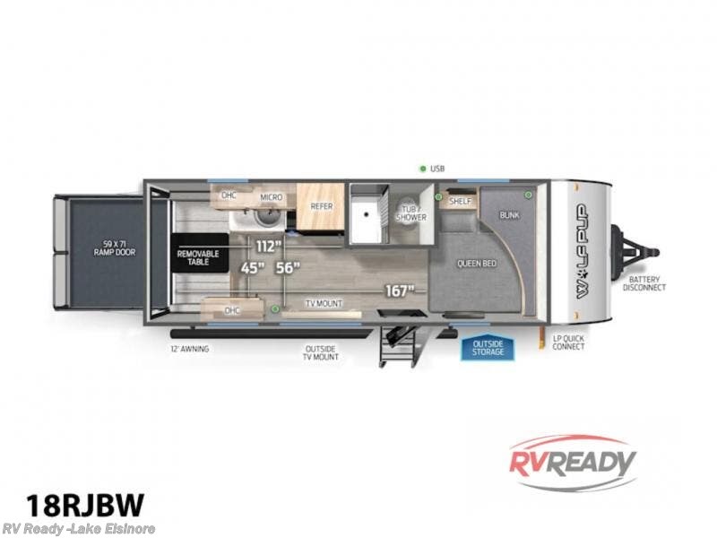 2026 Cherokee Wolf Pup 18RJBW by Forest River from RV Ready in Lake Elsinore, California