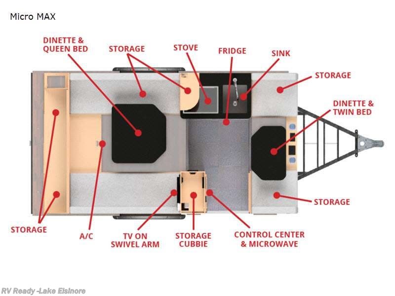 2023 Little Guy Trailers Micro Max Little Guy - Used Travel Trailer For Sale by RV Ready in Lake Elsinore, California