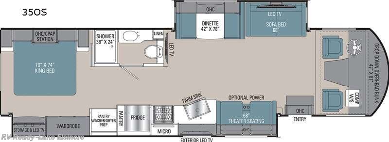 2021 Coachmen Mirada 35OS - Used Class A For Sale by RV Ready in Lake Elsinore, California features Slideout