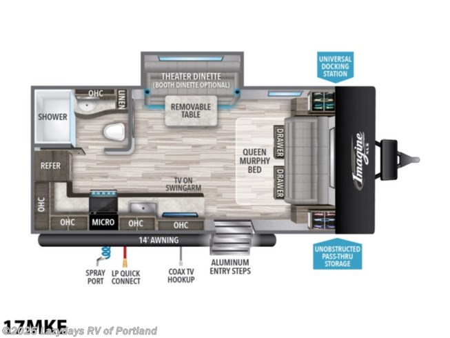 2021 Grand Design Imagine Xls 17mke Rv For Sale In Milwaukie Or 97267 10169 Rvusa Com Classifieds