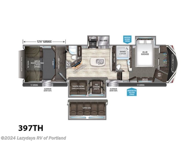 2017 Grand Design Momentum 397TH RV for Sale in Milwaukie, OR 97267 ...